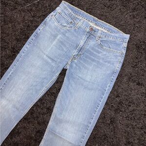 Levi's Light Blue Straight Leg Jeans